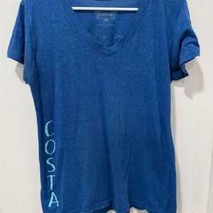 Costa Women's Vibrant Blue Short Sleeve Tee